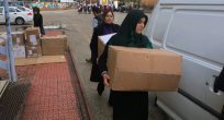 İMAM HATİPLİ KIZLARDAN KARDEŞ OKULA YARDIM