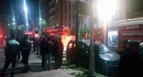İŞ YERİNDE ÇIKAN YANGINDA BİR KİŞİ YARALANDI