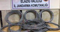 Jandarma Kablo Hırsızlarını Yakaladı