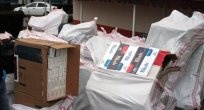 KAMYONDA 50 BİN PAKET KAÇAK SİGARA ELE GEÇİRİLDİ.