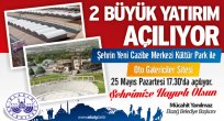 KÜLTÜR PARK AÇILIYOR