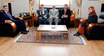 Müftü Güngör, Başkan Yanılmaz'ı Ziyaret Etti