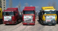 OSB ‘DEN SURİYE’YE 17 TIR UN GÖNDERİLDİ