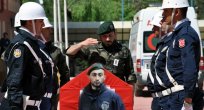 ŞEHİT POLİS COŞKUN ÖZCAN TÖRENLE UĞURLANDI