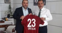 SELÇUK ÖZTÜRK, ETSO BAŞKANI İDRİS ALAN'I ZİYARET ETTİ