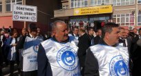 SENDİKACILARDAN ŞİDDET PROTESTOSU