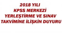 SINAV TAKVİMİNE İLİŞKİN DUYURU