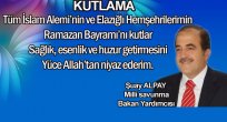 ŞUAY ALPAY'IN BAYRAM MESAJI