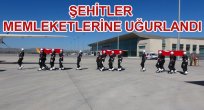 TUNCELİ ŞEHİTLERİ MEMLEKETLERİNE UĞURLANDI