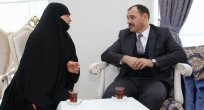 VALİ ÇETİN OKTAY KALDIRIM ŞEHİT AİLELERİ İLE BİR ARAYA GELDİ