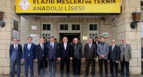 VALİ ZORLUOĞLU MESLEKİ VE TEKNİK ANADOLU LİSESİNİ ZİYARET ETTİ