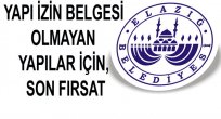 YAPI İZİN BELGESİNDE SON GÜN 31 ARALIK