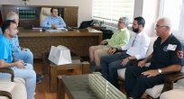 YAŞLI İLÇE KAYMAKAMLIĞINA ATANAN TAŞKAYA’YI ZİYARET ETTİ