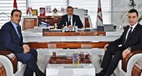 ZİRAAT KATILIM BANKASI YÖNETİCİLERİ BAŞKAN ALAN’I ZİYARET ETTİ