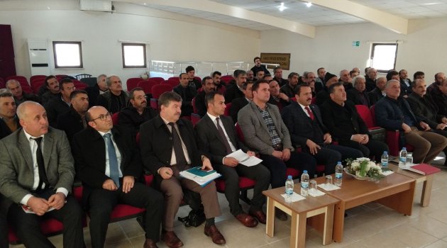 TARIMSAL DESTEKLEME TOPLANTILARI KEBAN VE AĞIN İLÇELERİNDE DEVAM EDİYOR