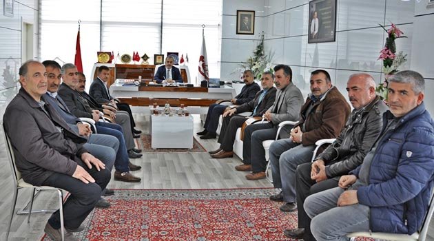 TOPLU TAŞIMA SEKTÖR TEMSİLCİLERİ BAŞKAN ALAN’DAN DESTEK İSTEDİ